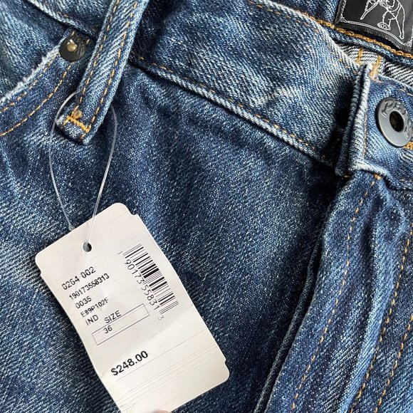 PRPS Le Sabre Slim Fit Jeans In Cimabue - Picture 6 of 11